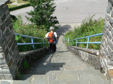 en weer naar beneden ...