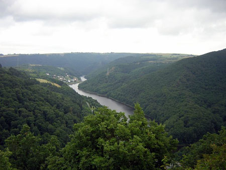 uitzicht over de Our