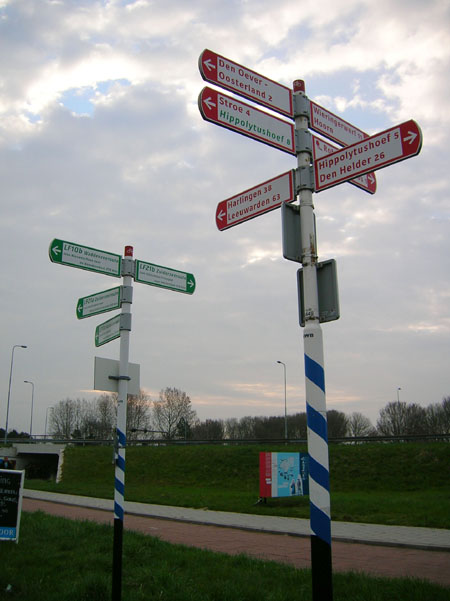 wegwijzers genoeg