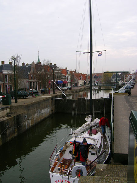 sluisje bij Makkum