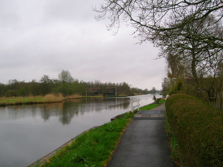fietspad door de Weerribben